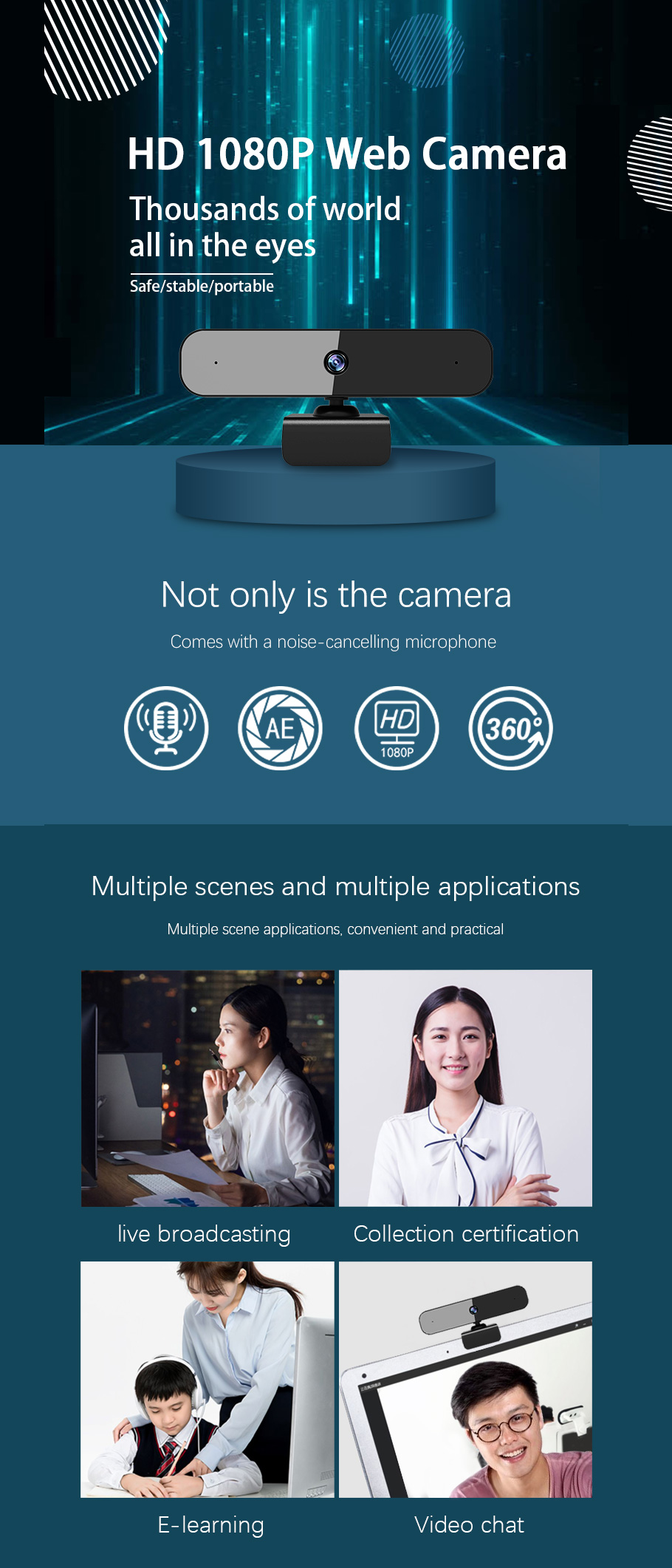s2-2k HD 1080P WEB CAMERA
